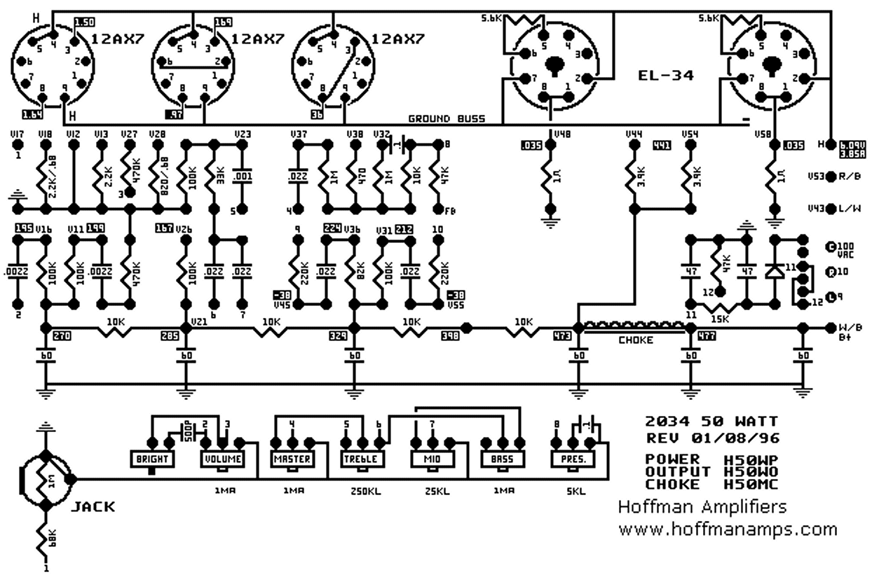 Tube Amp Schematics, Tube Amp Information, Tube Amp Projects