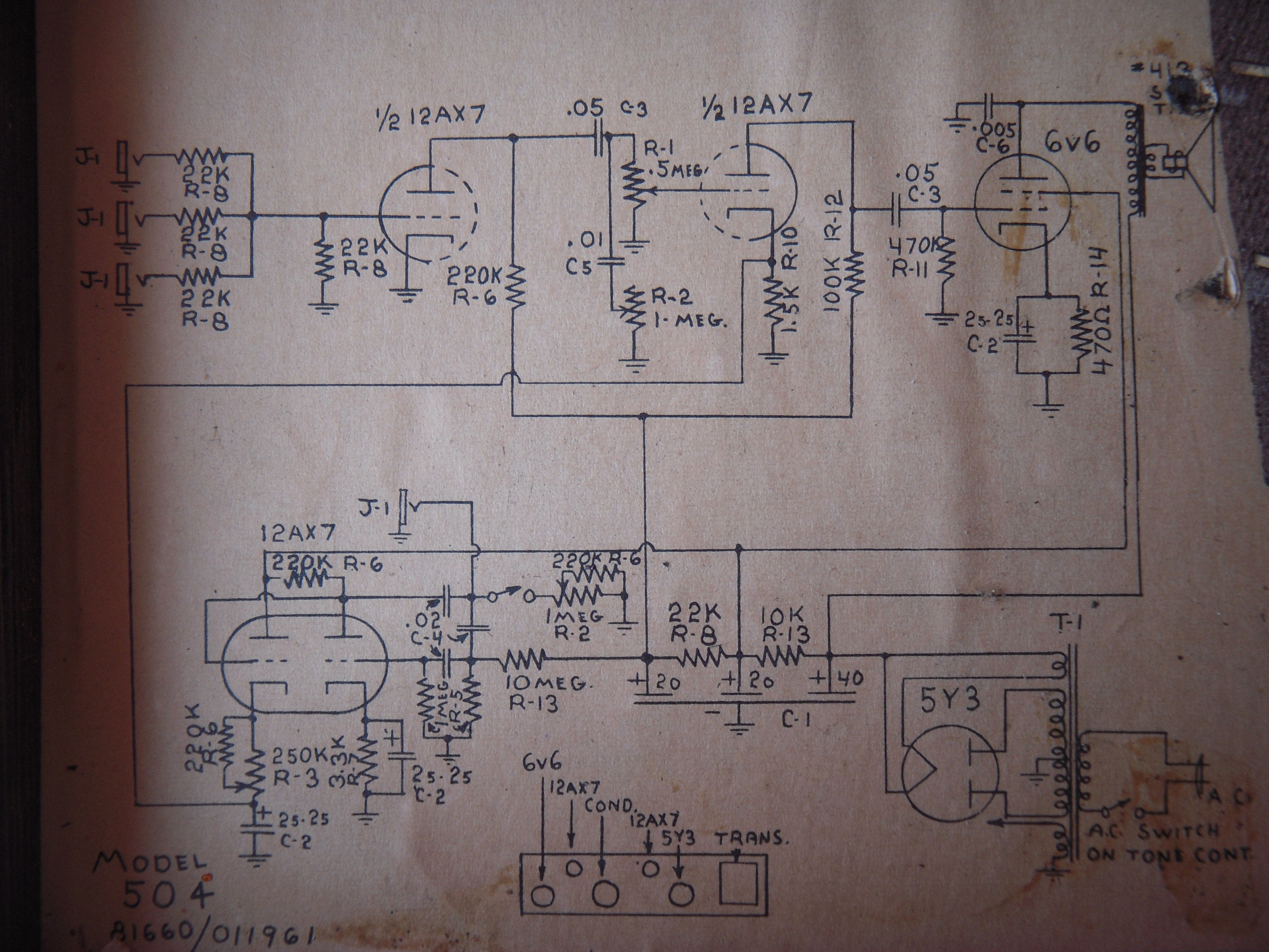 Kay Schematics - Tube amp Schematics