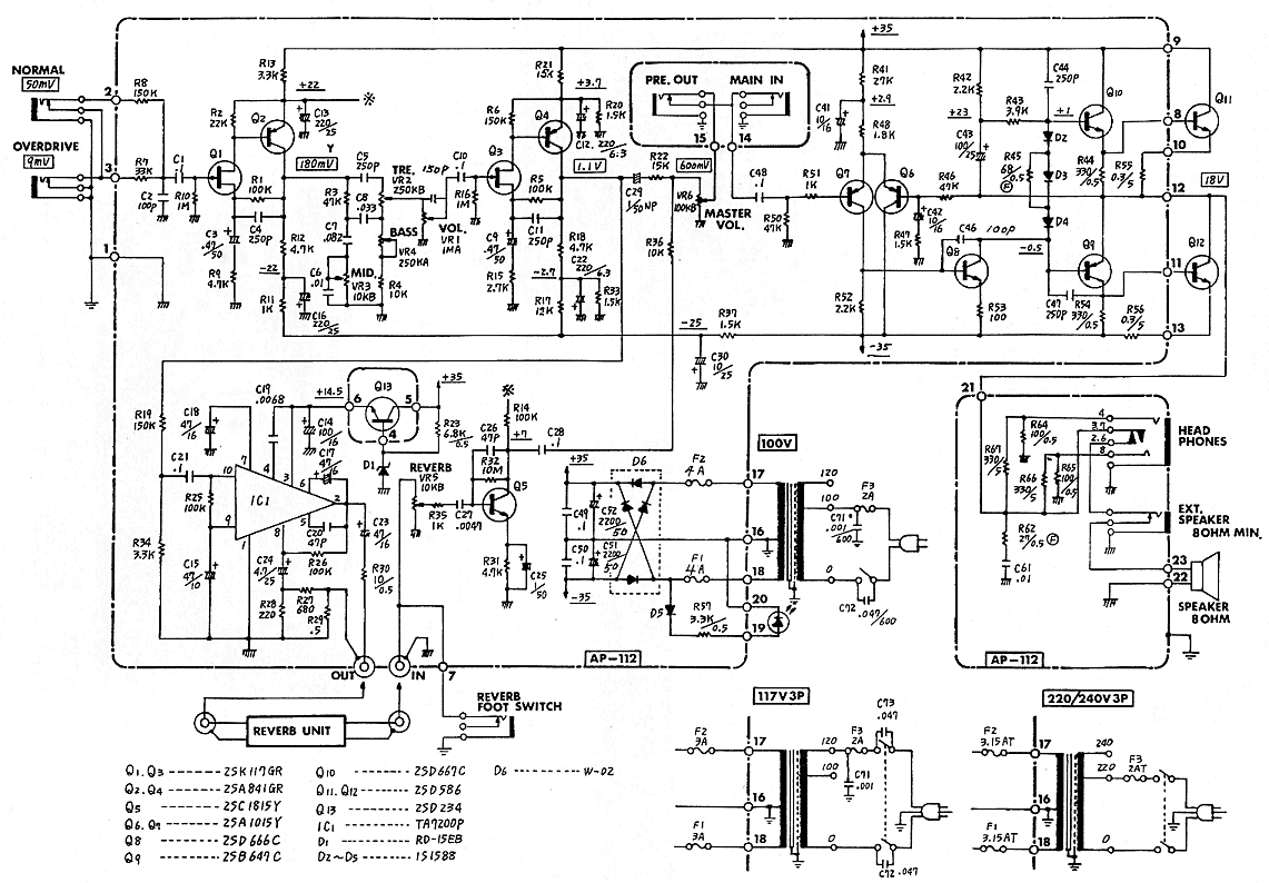 Roland Schematics Tube amp Schematics