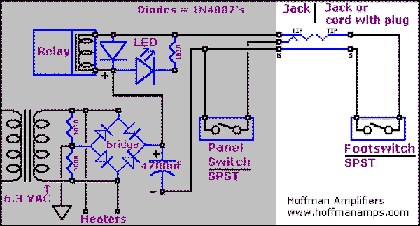 Relay power supply information